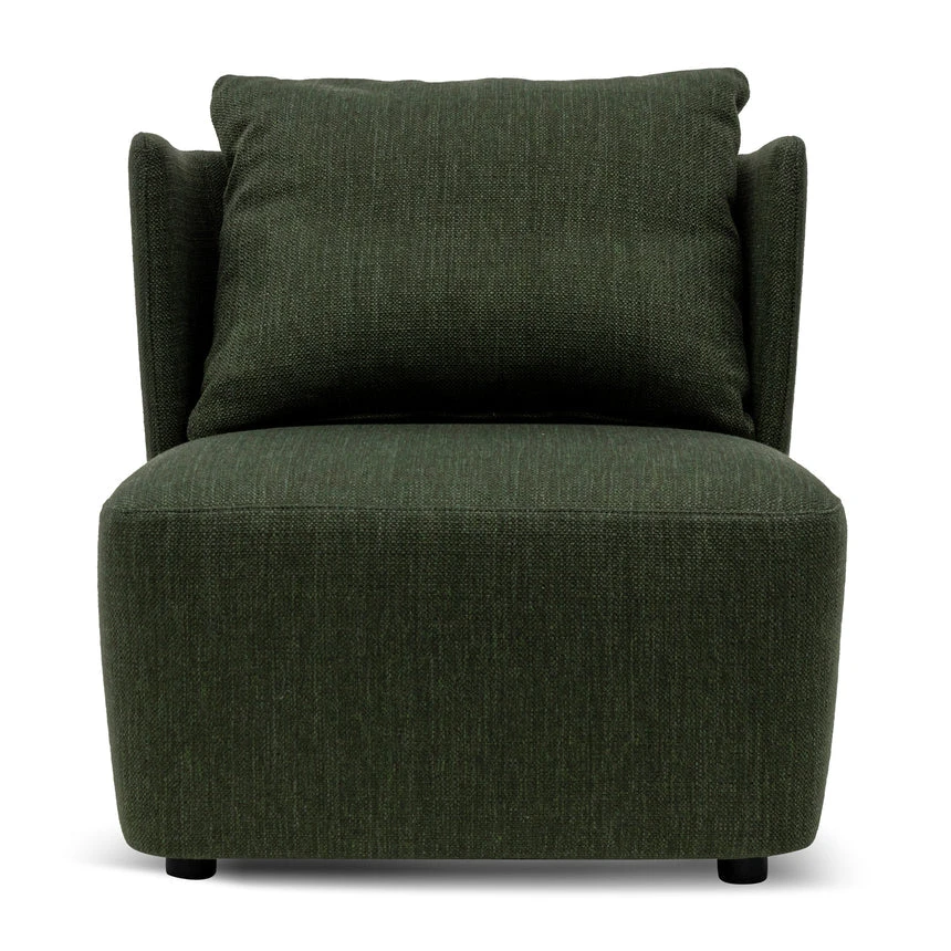 Fabric Armchair - Fir Green - Image 2
