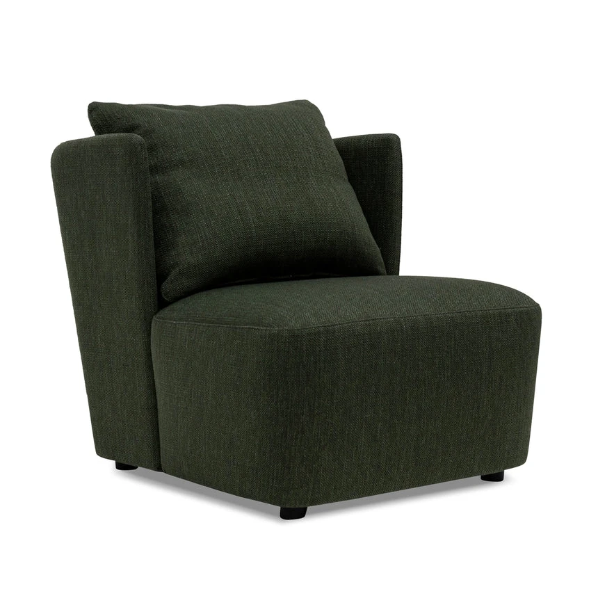 Fabric Armchair - Fir Green - Image 3