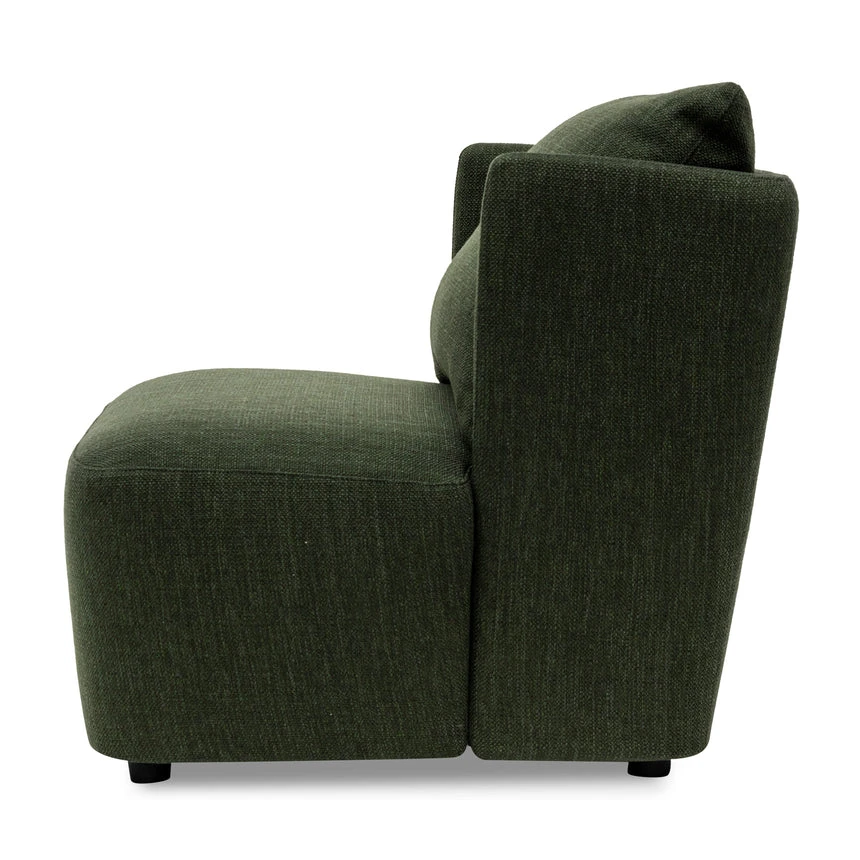 Fabric Armchair - Fir Green - Image 4
