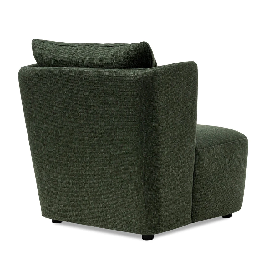 Fabric Armchair - Fir Green - Image 5
