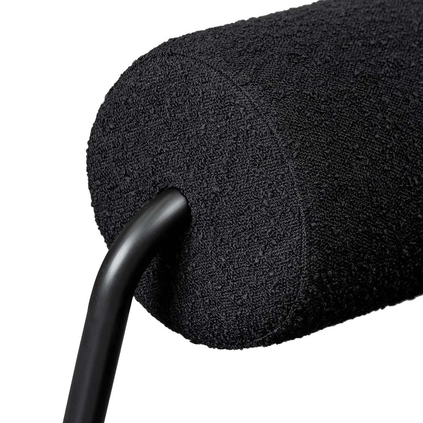 Lounge Chair - Black Boucle - Image 8