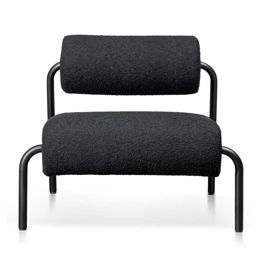 Lounge Chair - Black Boucle - Image 2