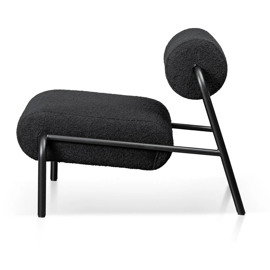 Lounge Chair - Black Boucle - Image 3