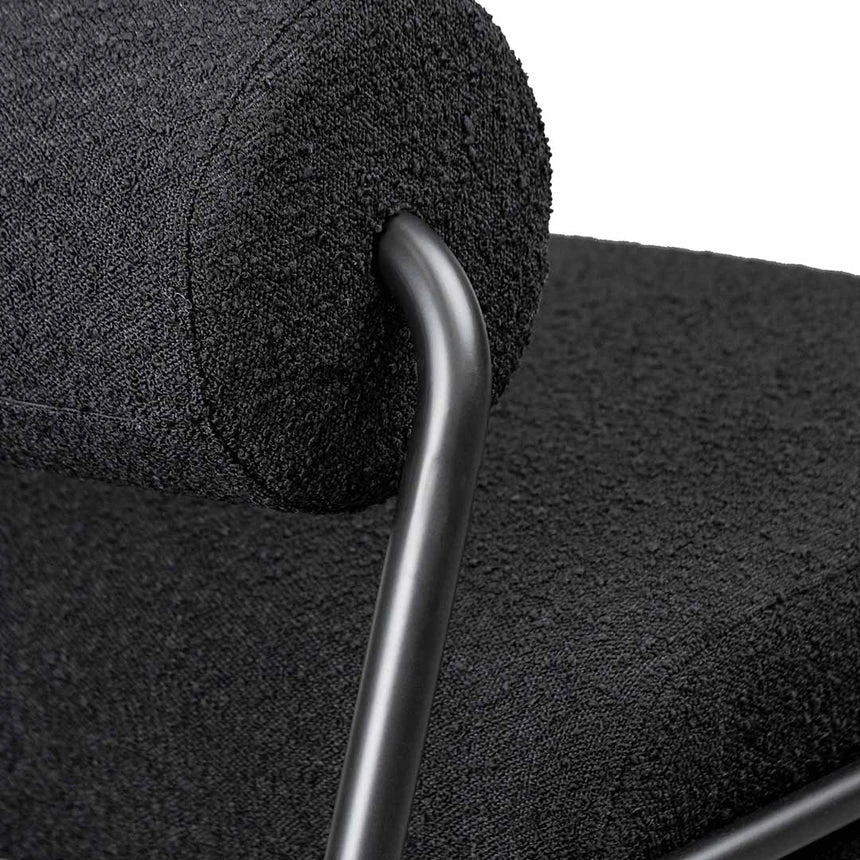 Lounge Chair - Black Boucle - Image 7