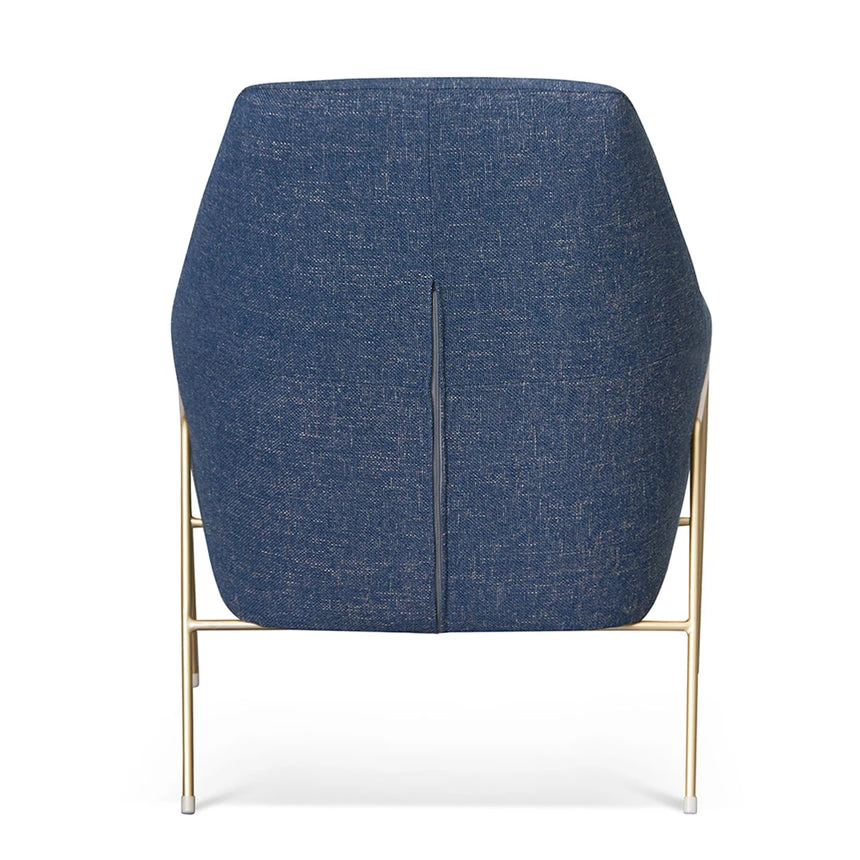 Fabric Armchair - Dark Blue - Image 5