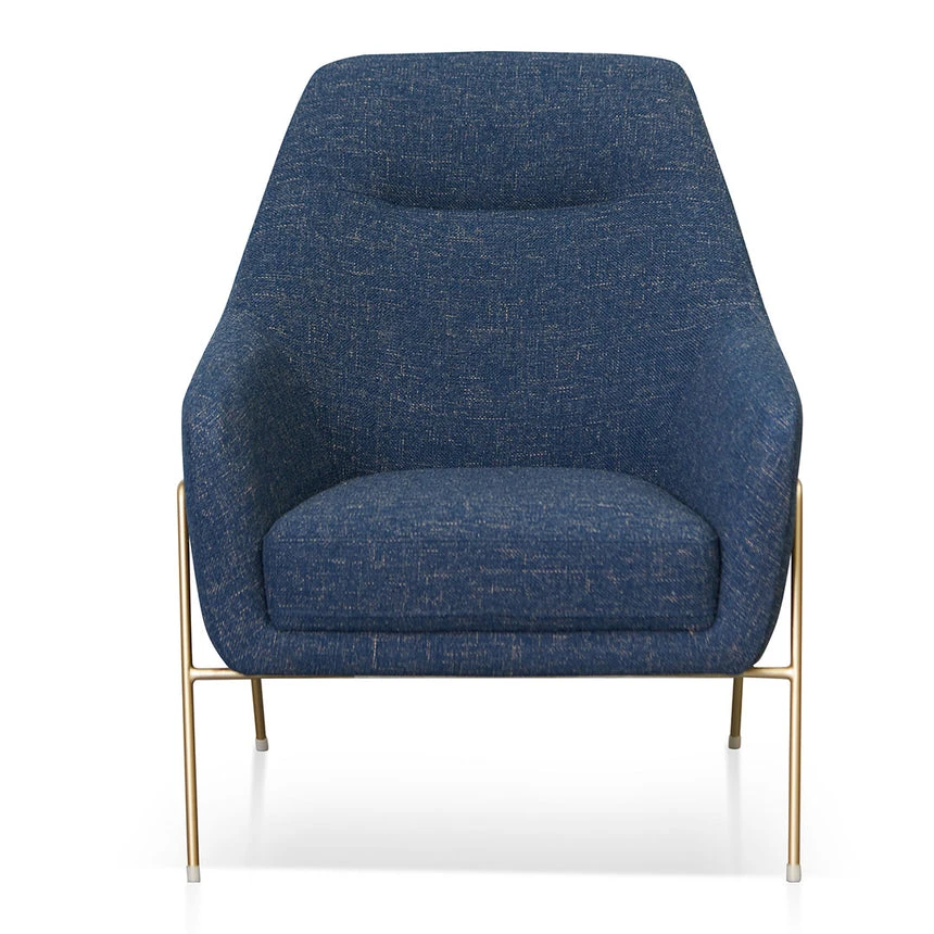 Fabric Armchair - Dark Blue - Image 2