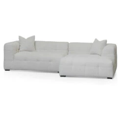 Right Chaise Sofa - Pearl Boucle