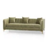 3 Fabric Seater Sofa - Elegant Sage