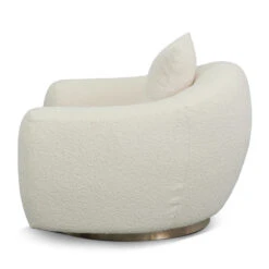 Swivel Armchair - Ivory White Boucle -Calibre Furniture Sales Store LC8537 FS 5 860x d0cc71e0 d0aa 4005 9ddb 31f372a63ddd