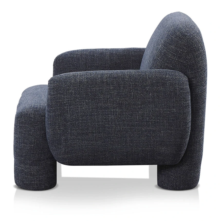 Armchair - Moss Navy Blue - Image 8