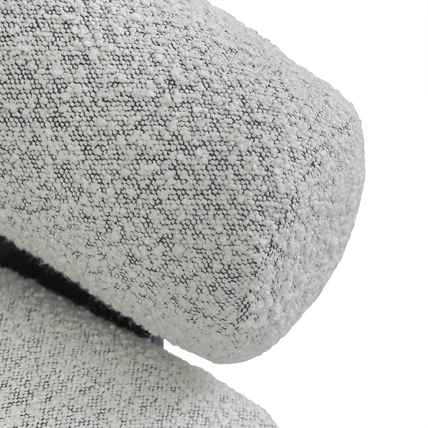 Pepper Boucle Armchair - Black Legs - Image 5