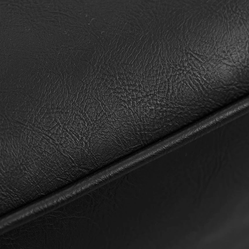 PU Armchair - Full Black - Image 9