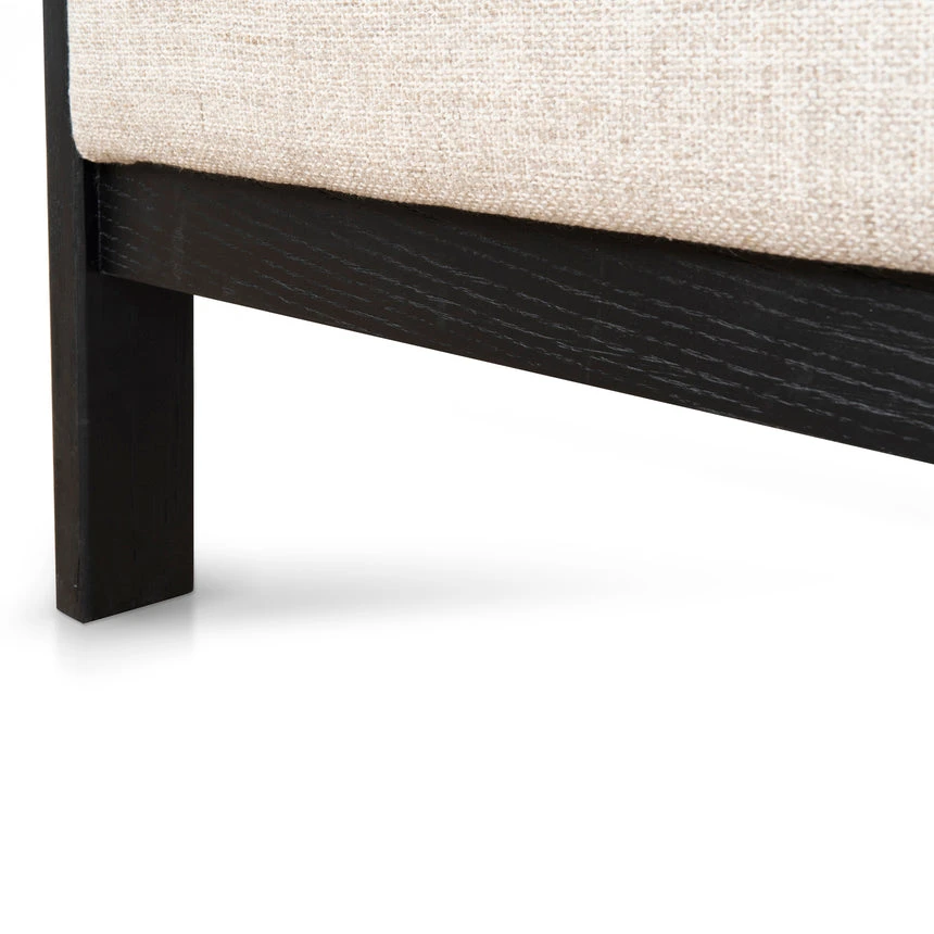 Black Armchair - Linen - Image 10