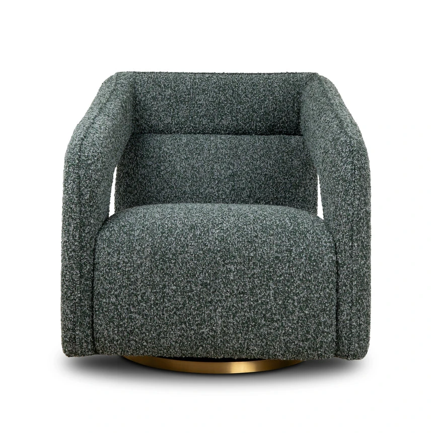 Armchair - Green Boucle - Image 2