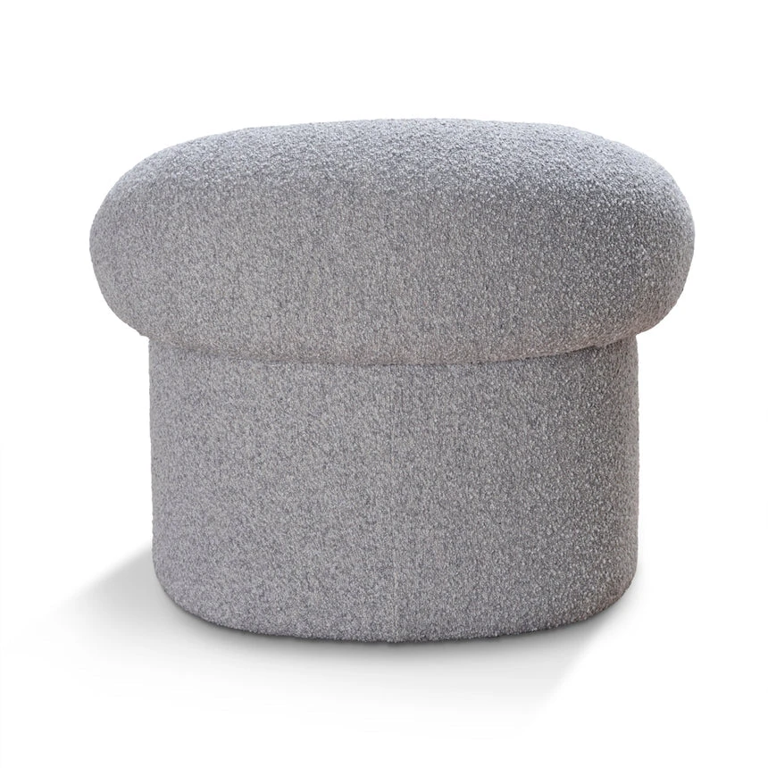Armchair - Light Grey Boucle - Image 5