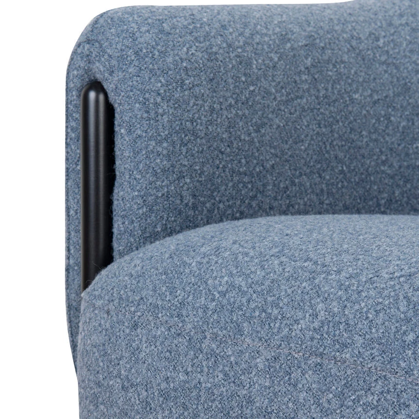Fabric Armchair - Dark Grey Blue - Image 13