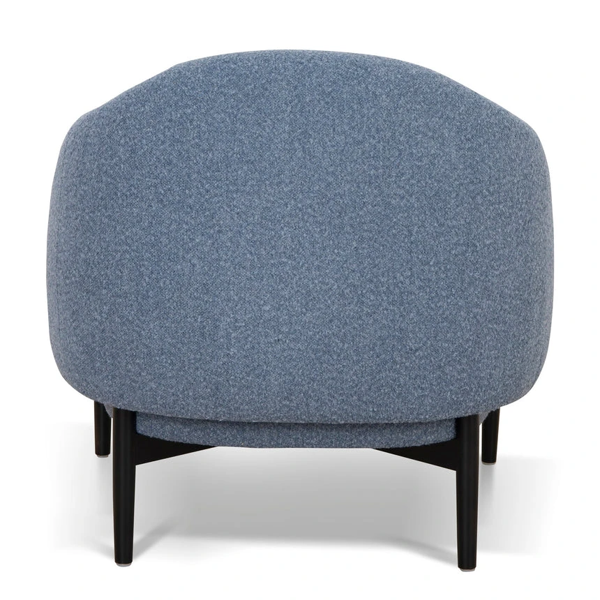 Fabric Armchair - Dark Grey Blue - Image 5