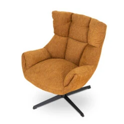 Swivel Armchair - Honey Yellow -Calibre Furniture Sales Store OC10289 LFOfficeChair HoneyYellow 6 860x 0b73f4d4 b64e 47ba a768 f261a0035695