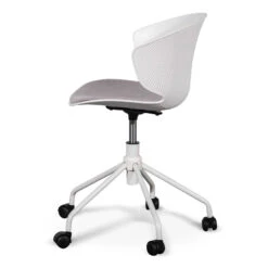 White Office Chair - Light Grey Seat -Calibre Furniture Sales Store OC6507 LF Betrillo White Office Chair Light Grey Seat 3 860x 5bcb0856 81b5 40f6 aab7 c1071c31f39b
