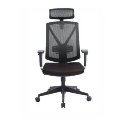 Mesh Ergonomic Office Chair With Headrest - Black -Calibre Furniture Sales Store OC8256 UNMeshErgonomicOfficeChairwithHeadrest Black 3 860x e3b9b073 d852 413f 9d21 20baaf6eb595