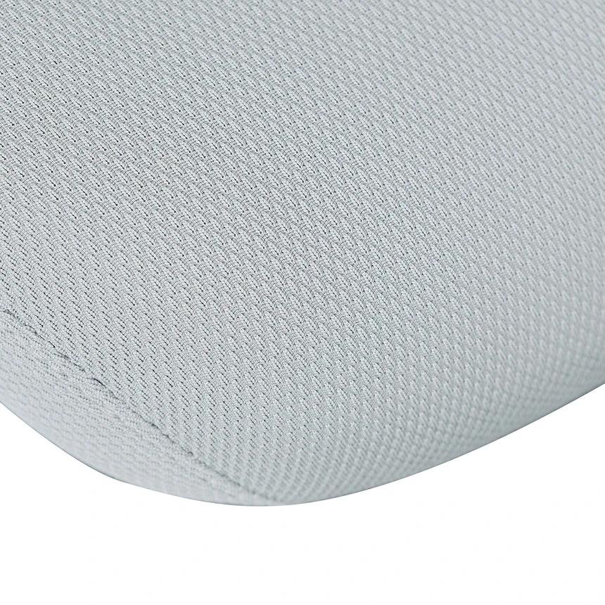 Mesh Office Chair - Cloud Grey With White Base - Image 6