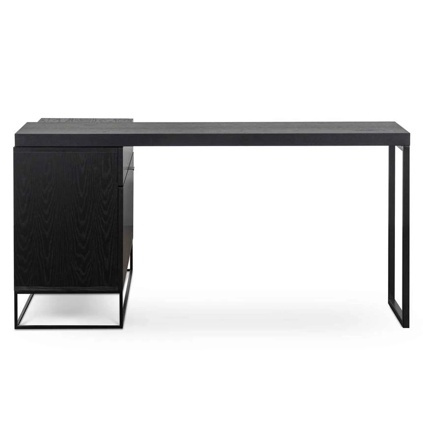 Extendable Home Office Desk - Black - Image 12