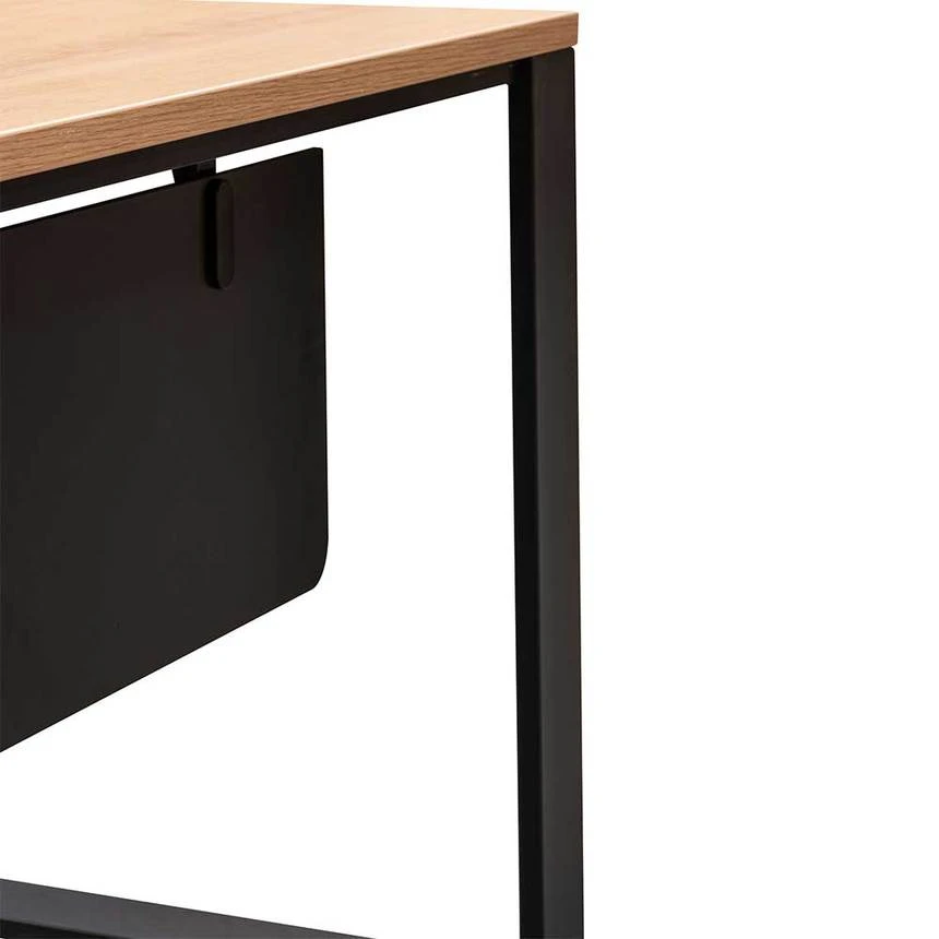 2.3m Right Return Office Desk - Natural - Image 10