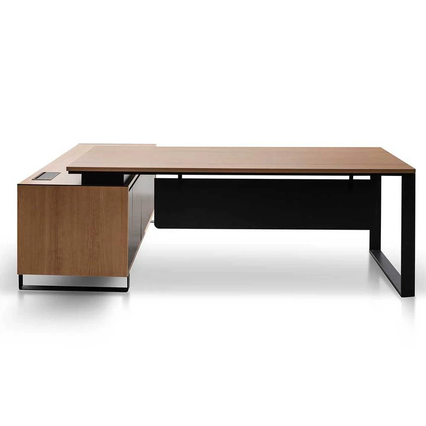 2.3m Right Return Office Desk - Natural - Image 4