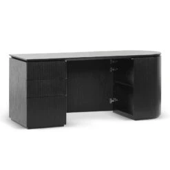 1.77m Left Drawer Office Desk - Black Oak 19 1.77m Left Drawer Office Desk - Black Oak -Calibre Furniture Sales Store OT8482 CN 05 860x 091e2874 0d79 406b 961b c6fc6363eae0