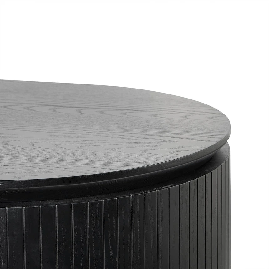 1.77m Left Drawer Office Desk - Black Oak 11 1.77m Left Drawer Office Desk - Black Oak - Image 11