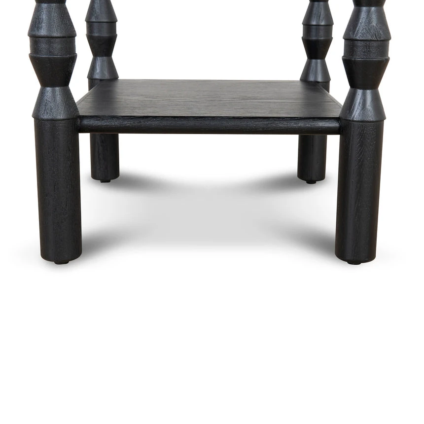 52cm Side Table - Full Black - Image 10