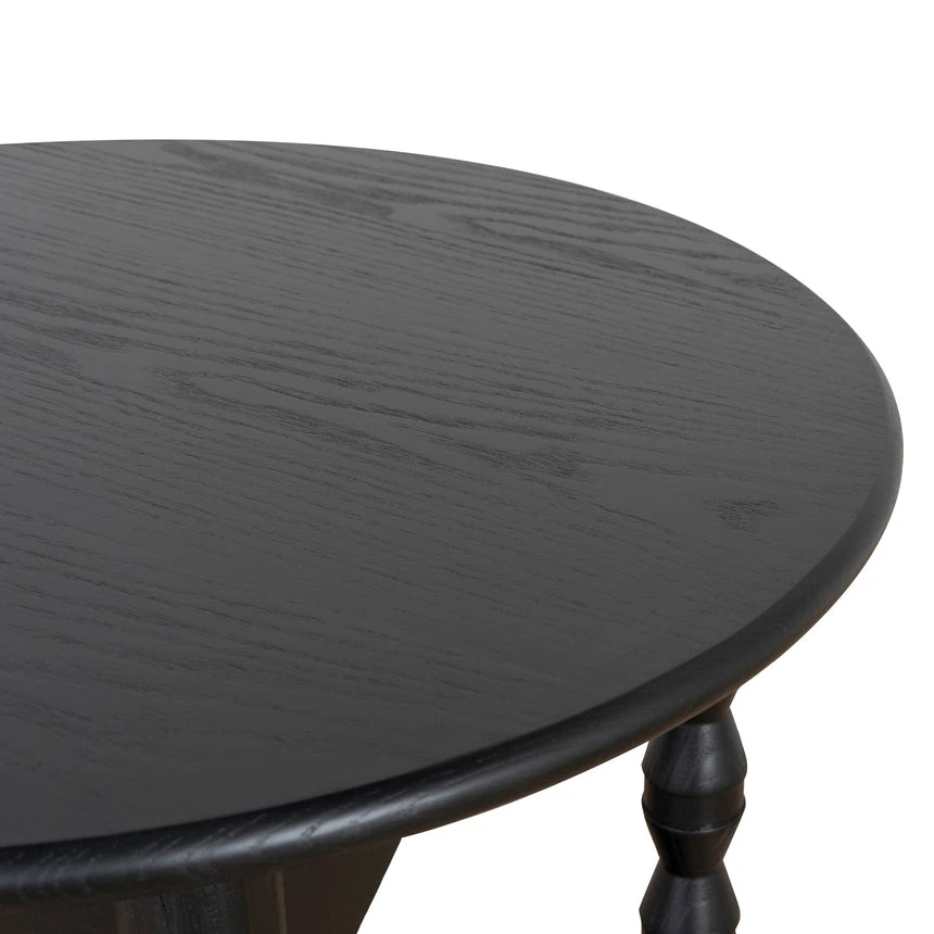 52cm Side Table - Full Black - Image 4