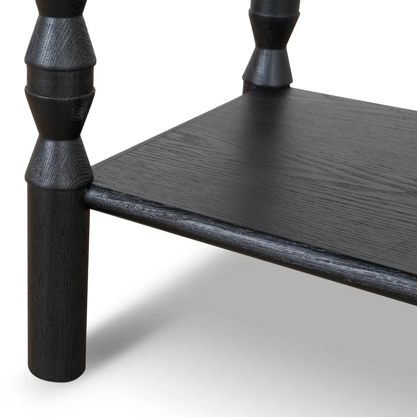 52cm Side Table - Full Black - Image 6
