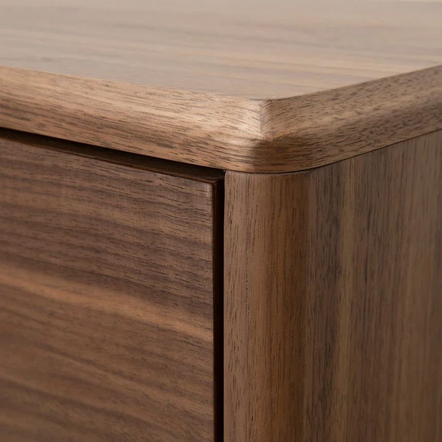 50cm Bedside Table - Walnut 11 50cm Bedside Table - Walnut - Image 11