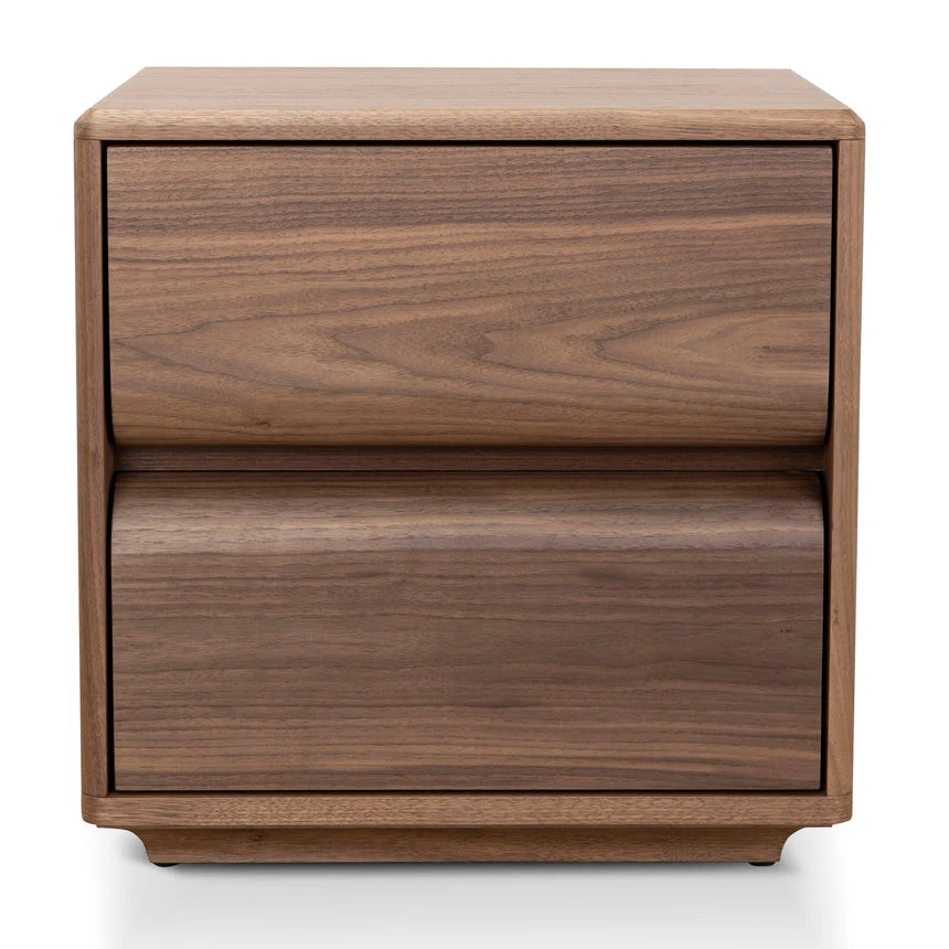 50cm Bedside Table - Walnut 2 50cm Bedside Table - Walnut - Image 2
