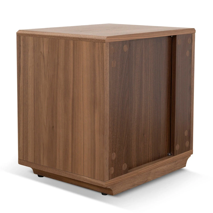 50cm Bedside Table - Walnut 5 50cm Bedside Table - Walnut - Image 5