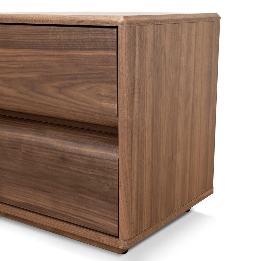 50cm Bedside Table - Walnut 9 50cm Bedside Table - Walnut - Image 9