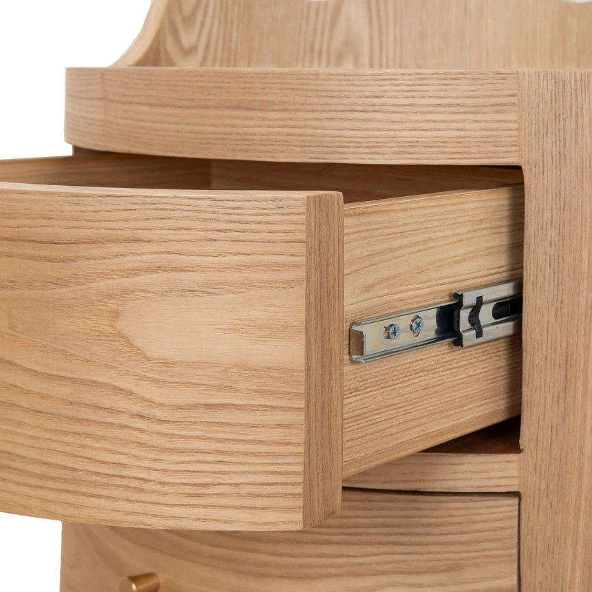 51cm Bedside Table - Natural 8 51cm Bedside Table - Natural - Image 8