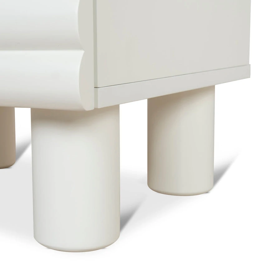 48cm Bedside Table - White 13 48cm Bedside Table - White - Image 13
