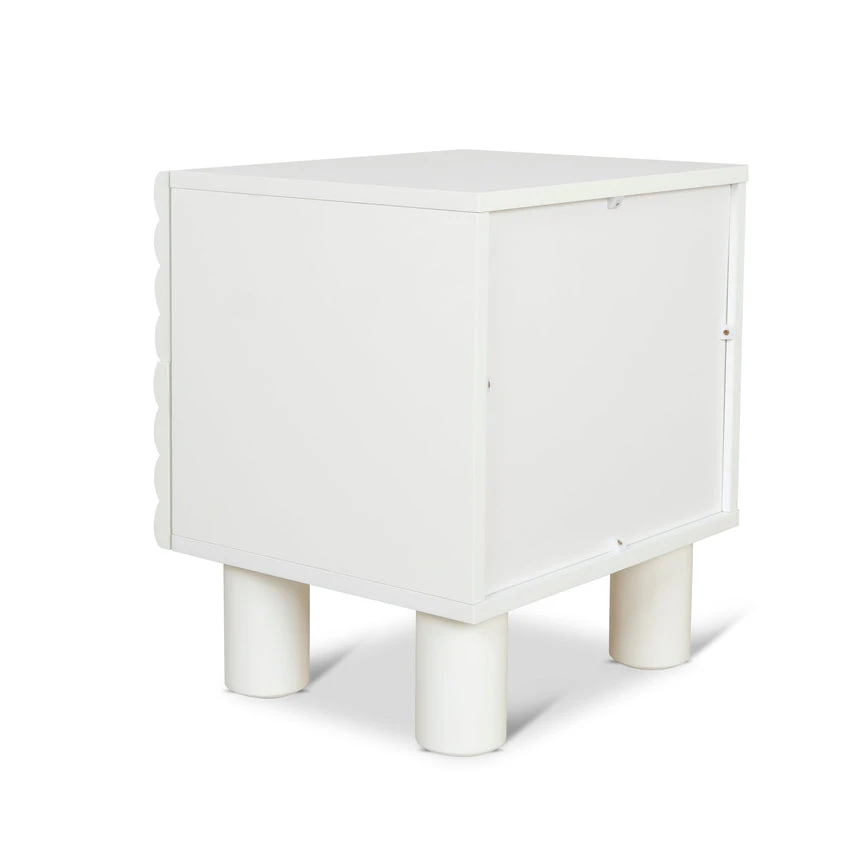48cm Bedside Table - White 5 48cm Bedside Table - White - Image 5