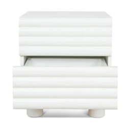48cm Bedside Table - White 20 48cm Bedside Table - White -Calibre Furniture Sales Store ST10074 KD48cmBedsideTable White 2 860x 5377fffe bc80 4014 b0b8 baf0cbc84983