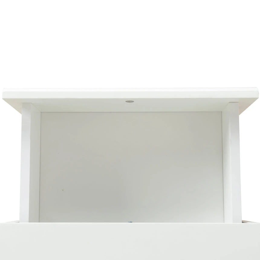 48cm Bedside Table - White 9 48cm Bedside Table - White - Image 9