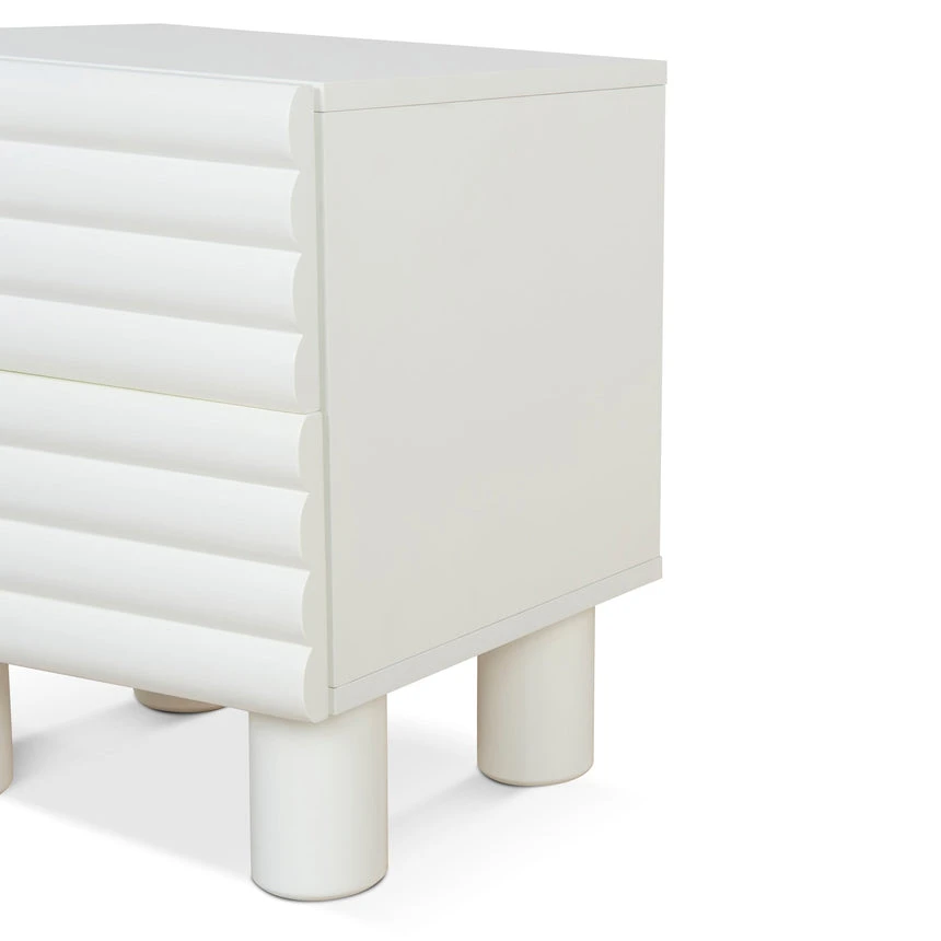 48cm Bedside Table - White 11 48cm Bedside Table - White - Image 11