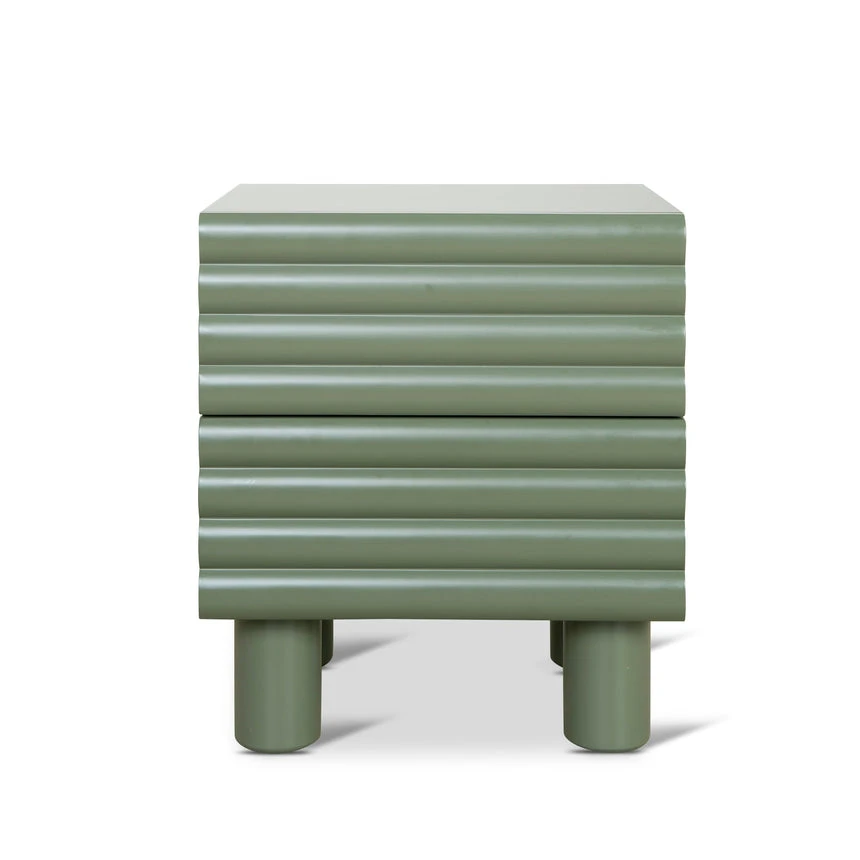 48cm Bedside Table - Green 2 48cm Bedside Table - Green - Image 2