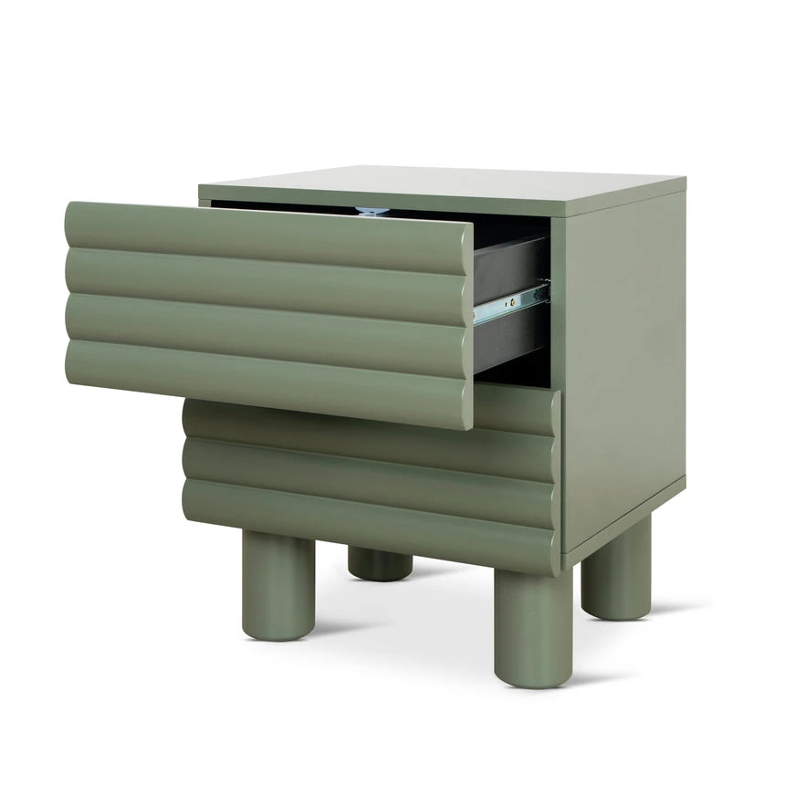 48cm Bedside Table - Green 4 48cm Bedside Table - Green - Image 4