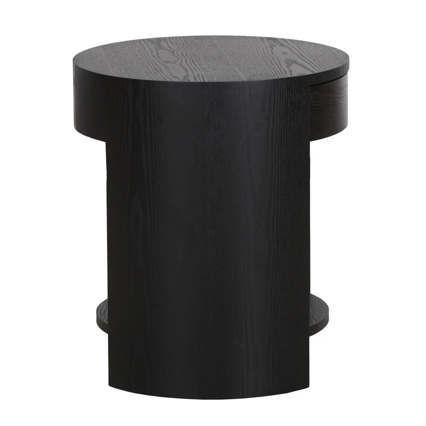 55cm Side Table - Full Black - Image 4
