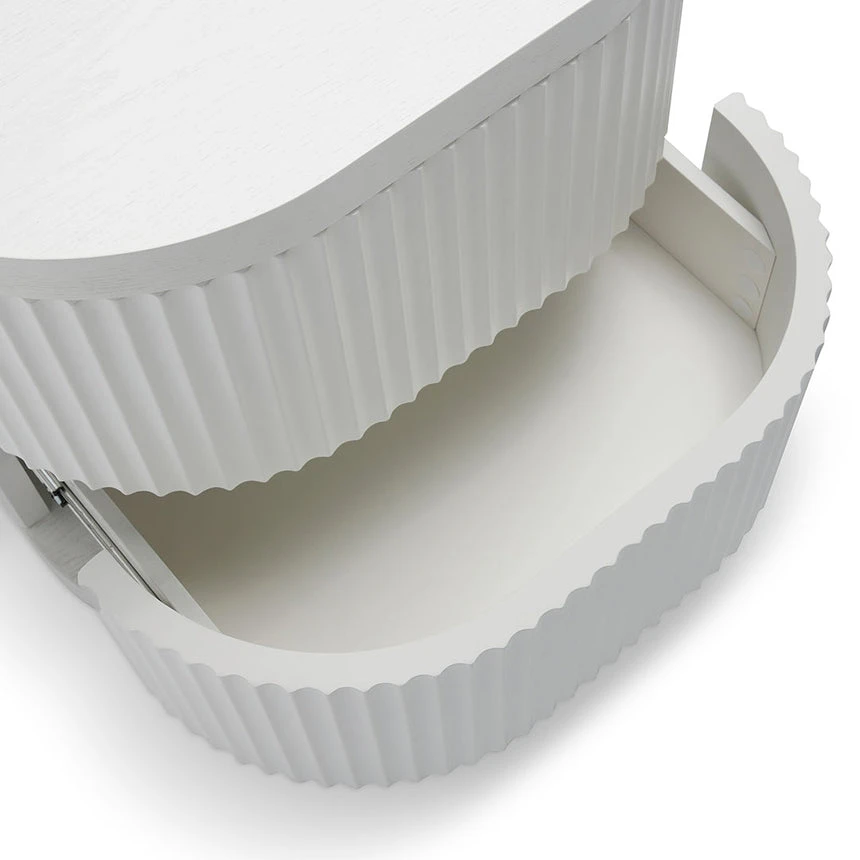 Bedside Table - Full White - Image 10