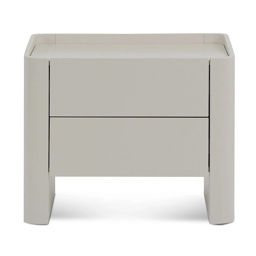 Bedside Table - Light Grey - Image 2