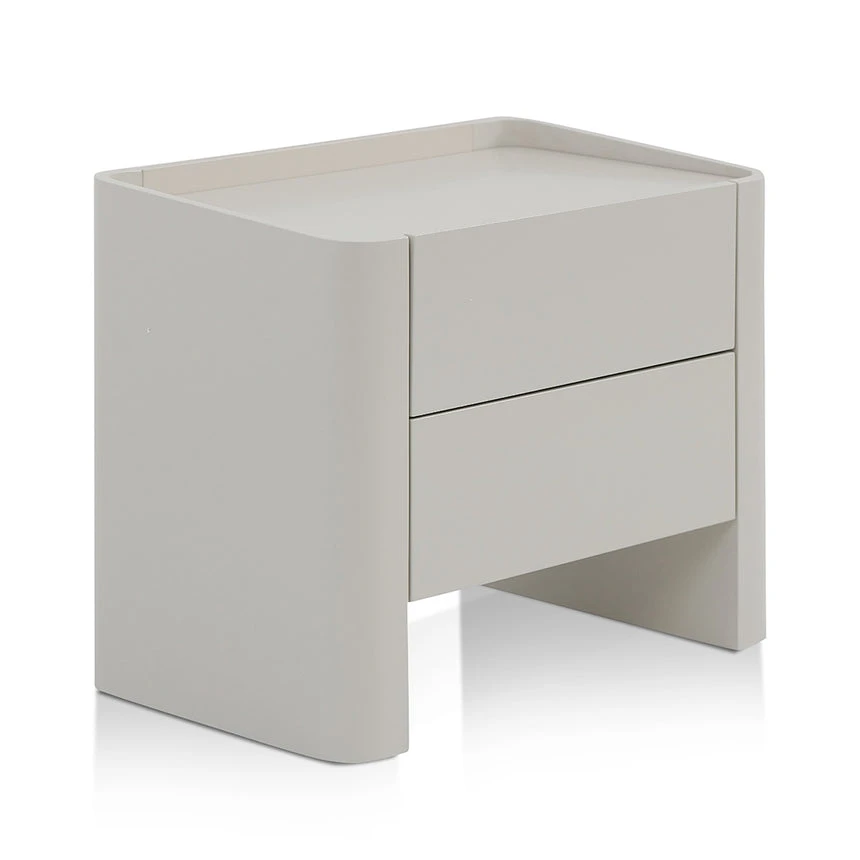 Bedside Table - Light Grey - Image 6