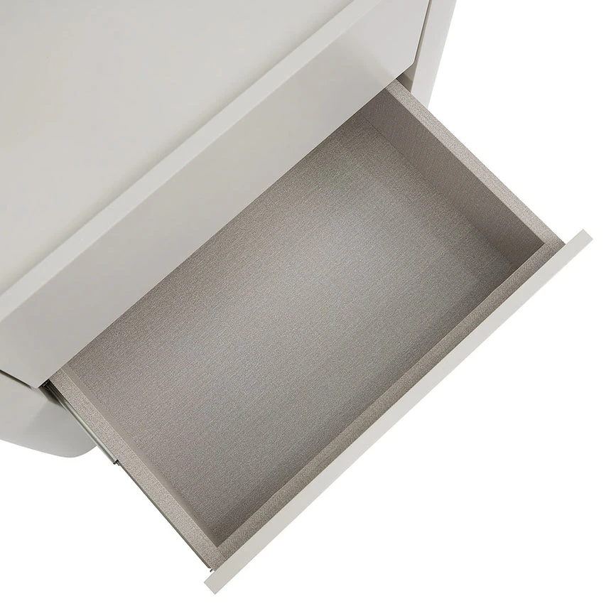 Bedside Table - Light Grey - Image 5